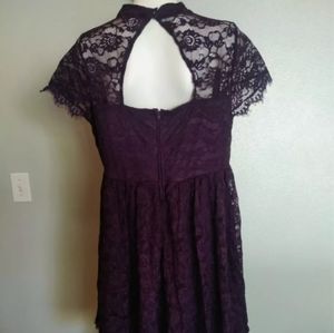 Torrid Plum Lace Dress Size 18